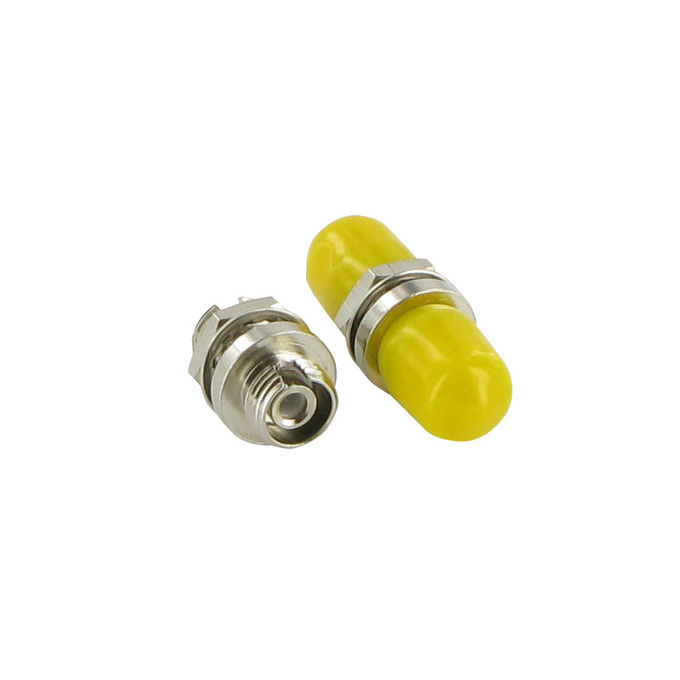 St amarillo del simplex a los materiales del metal de la fibra Ã³ptica del adaptador del St para la red de Ftth