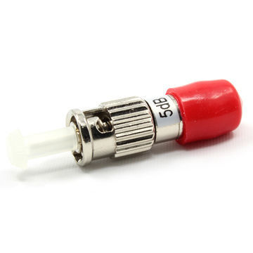 Atenuador 1-30db de la fibra del solo modo del metal del ST UPC para las redes de área local