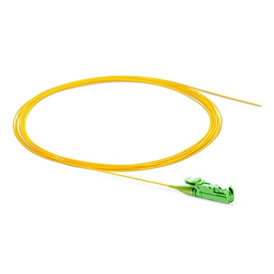 PVC LSZH 0.9m m de la coleta de la fibra óptica de E2000 APC para la telecomunicación