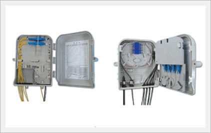 La vivienda montada en la pared del ABS de la caja de la terminaciÃ³n de la fibra Ã³ptica de FTTH con amplÃ­a capacidad