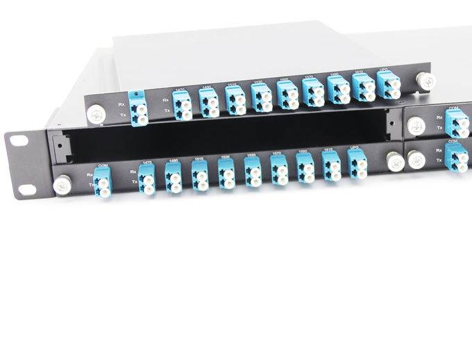 Arreglo máximo del multiplexor de UPG IL 2.5dB CWDM en los canales del soporte de estante 1U 8