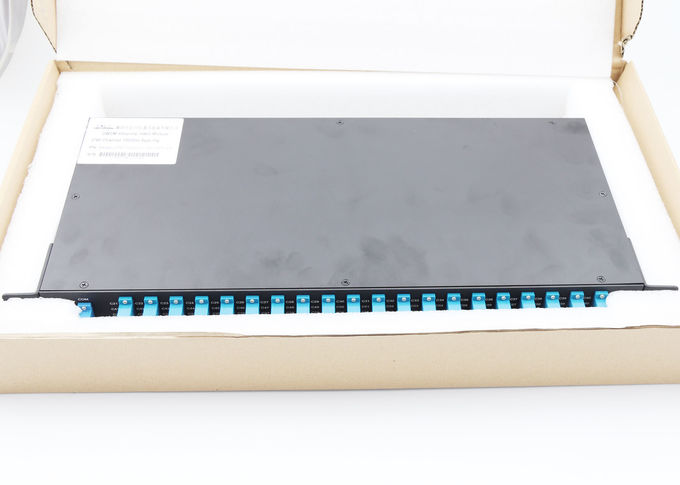 soporte de estante de 40Ch 100G MUX/DEMUX DWDM 1U con los conectores de LC/UPC
