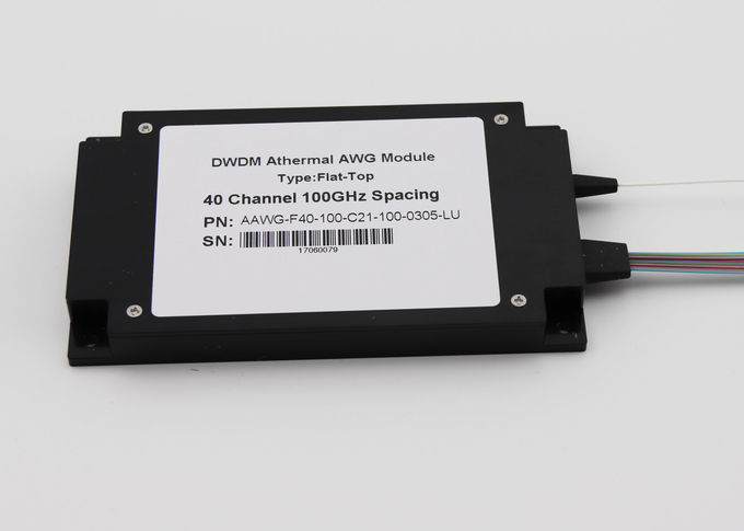 Caja mÃ¡xima del ABS del multiplexor 40Ch AAWG de IL 5.0dB DWDM para el recorrido/Datacenter del frente 5G