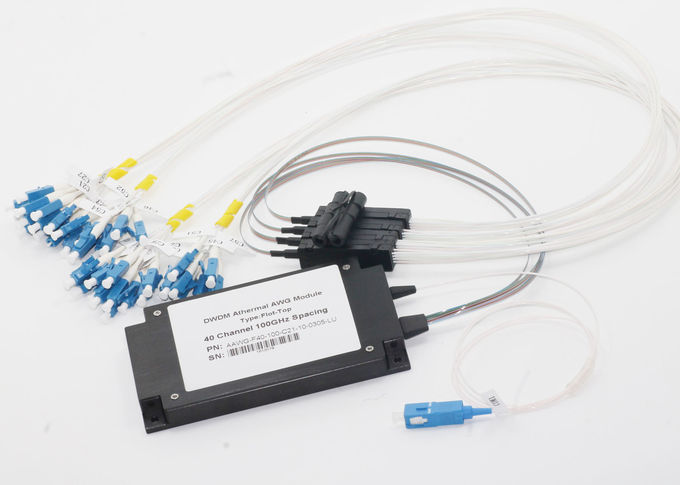 Caja mÃ¡xima del ABS del multiplexor 40Ch AAWG de IL 5.0dB DWDM para el recorrido/Datacenter del frente 5G