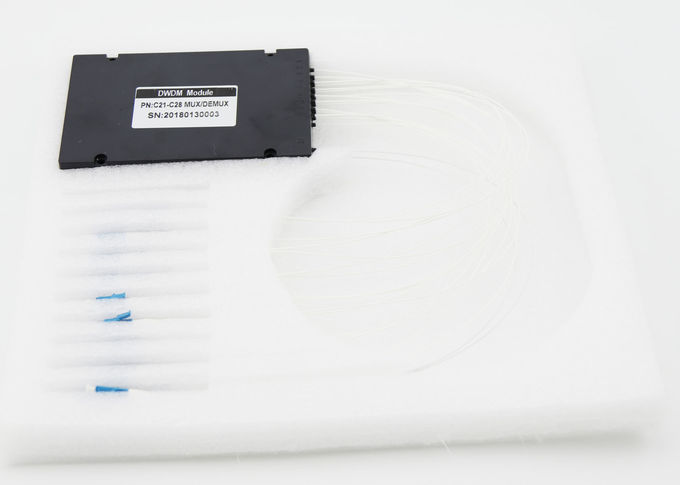 Pérdida de inserción baja de los altos de DWDM del multiplexor canales centrales exactos de la longitud de onda 8