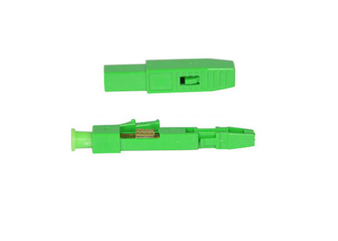 Conector confiable rápido del LC de la fibra óptica del conector 38m m de Wireable del campo de la asamblea