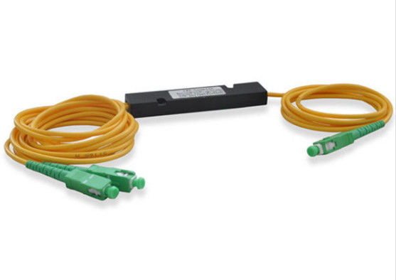 China Divisor 1 del PLC de la fibra óptica del solo modo * pérdida de inserción baja de la longitud de la fibra 2 de 0.9m m proveedor
