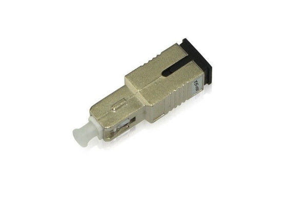 China Sola base 1 del atenuador hembra-varón de la fibra óptica - material del metal 30dB proveedor