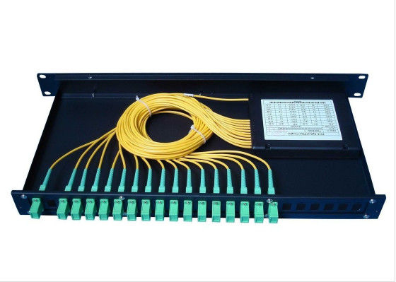 China acoplador del Sc de 2 * de 32 APC, acoplador fundido de la fibra para las redes de PON/el grado llano de las telecomunicaciones proveedor
