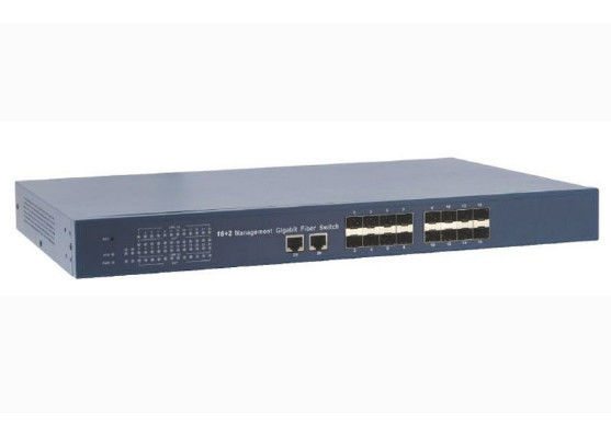 China poder del 1000M SFP sobre el interruptor de Ethernet, fibra óptica 1310nm al interruptor de Ethernet con 8K MAC proveedor