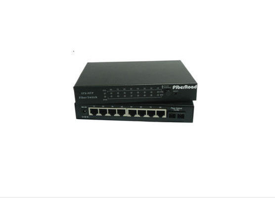 China 10M / puerto CSMA rápido/protocolo CD del interruptor 8 de la fibra óptica del gigabit del 100M UTP proveedor