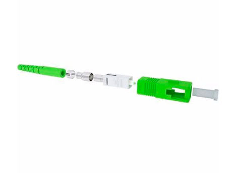Los conectores de cable de fribra óptica del SC/de APC SX DX, fibra de cerámica de la virola del SM milímetro ayunan conector proveedor