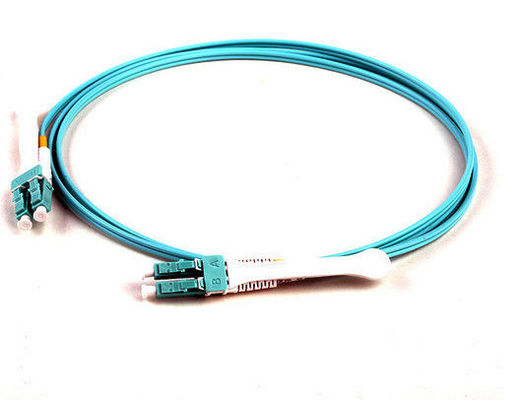 /125 Sc OM3 50 al cordón de remiendo de la fibra del Sc, cable de fribra óptica con varios modos de funcionamiento de la aguamarina del PVC 5Mtrs proveedor