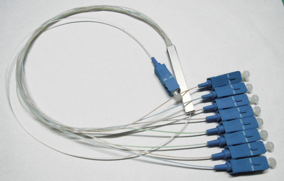divisor del cable de fribra óptica de 0.9m m para las redes de FTTX/de PON, 1 divisor de la fibra del PLC del × 8 proveedor