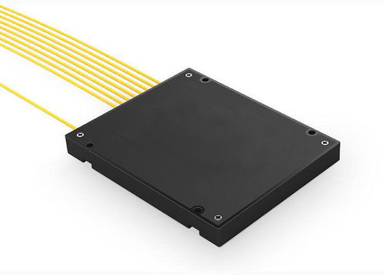 Divisor bajo del cable óptico de la pérdida de inserción, cable bajo del tubo 2.0m m el 1M del ABS del divisor del PLC del PDL 1x8 proveedor