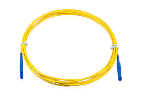 El cordón de remiendo amarillo de la fibra óptica de E2000 UPC crea para requisitos particulares para la red de FTTX proveedor