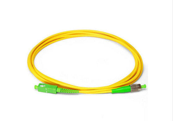 SC/APC Sc del cordón de remiendo a la fibra óptica de FC/de APC al material de FC SM Sx LSZH proveedor