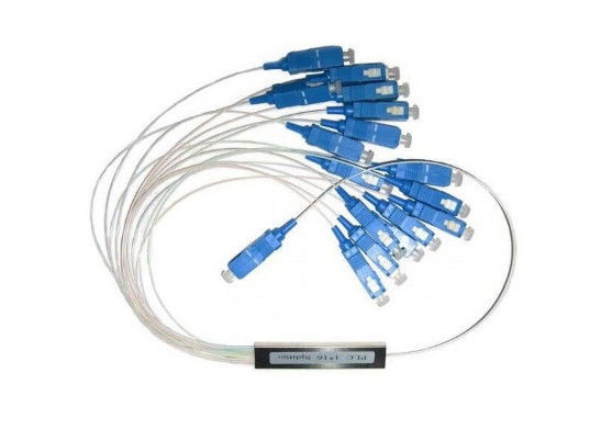 Divisor óptico de 1 x 64 Digitaces, divisor pasivo de la fibra óptica con el conector del SC APC de los 900μM proveedor