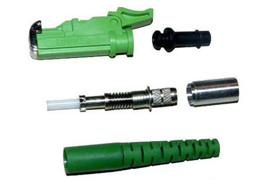 La bota verde G652D termina el conector del Lc de la fibra, conectores de cable de fribra óptica plásticos del SM 3,0 proveedor