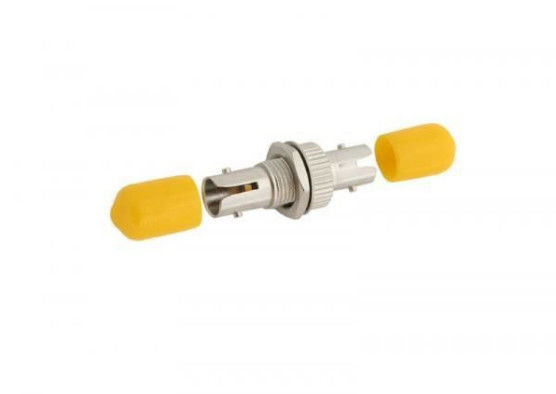 ST amarillo del simplex a los materiales del metal del adaptador de la fibra óptica del ST para la red de Ftth proveedor