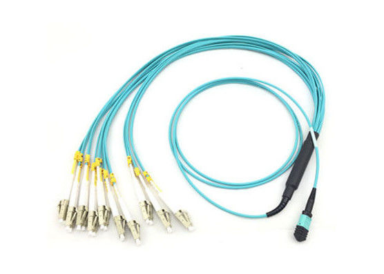 El cordón de remiendo del cable de fribra óptica de LSZH, 12/24 quita el corazón al cordón de remiendo de la fibra del Lc para el panel de remiendo proveedor