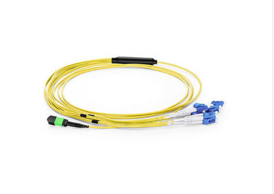 12 la base cordón de remiendo del LC MTP/de MPO modificó la longitud para requisitos particulares para las instalaciones de la premisa proveedor