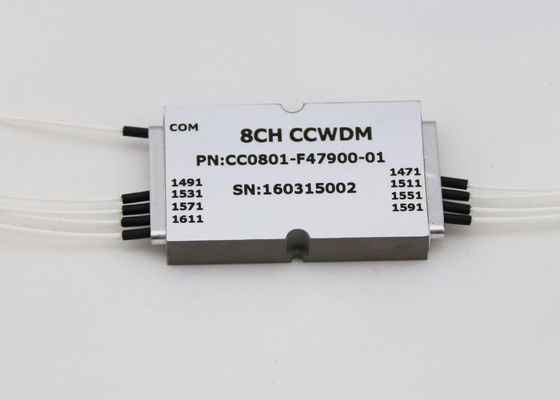 tamaño compacto LC del demux óptico del mux de 1 x 8 CWDM/tipo del conector del UPC para el sistema de MUX/de DEMUX proveedor
