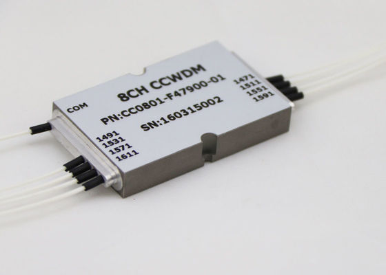 tamaño compacto LC del demux óptico del mux de 1 x 8 CWDM/tipo del conector del UPC para el sistema de MUX/de DEMUX proveedor
