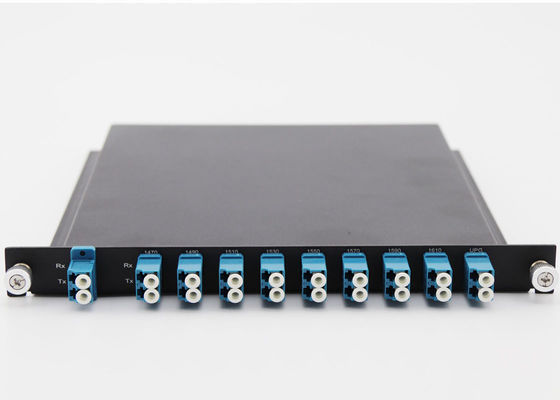 El soporte de estante pasivo máximo del multiplexor de UPG IL 2.5dB 1U Cwdm 8 canaliza el espaciamiento de canal 20nm proveedor