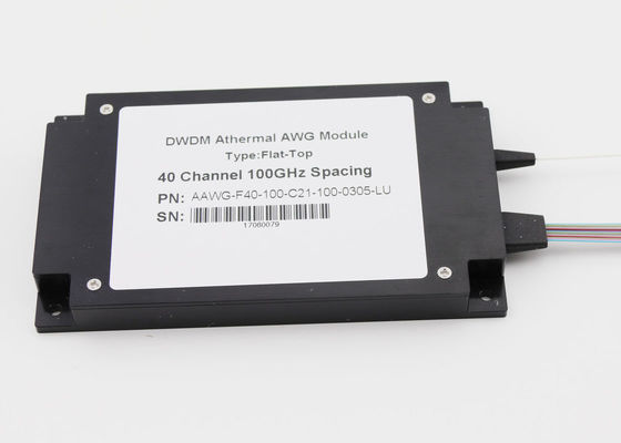 Caja máxima del ABS de IL 5.0dB DWDM Mux Demux 40Ch AAWG para el recorrido/Datacenter del frente 5G proveedor