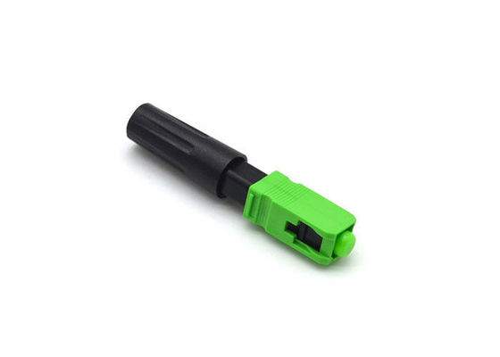 Conector de la asamblea de campo del cable de descenso de FTTH pre - 50m m pulidos hicieron en sitio proveedor